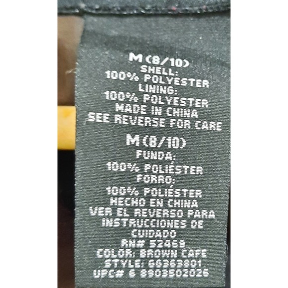 George Womens Brown Trench Coat Size Medium - Picture 10 of 11